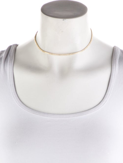 Anine Bing 14K 1.26ctw Diamond Tennis Necklace