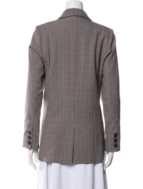 Anine Bing Plaid Print Blazer