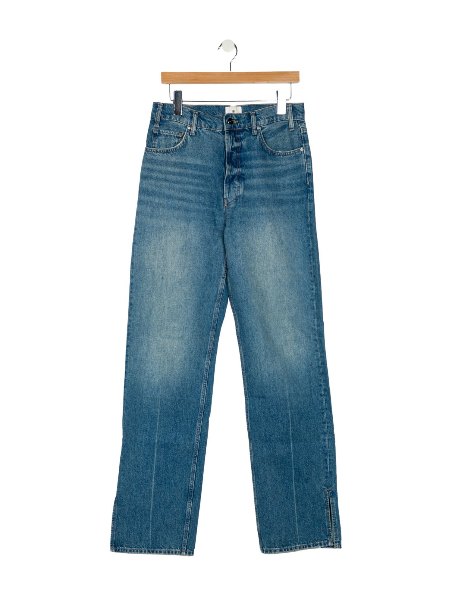 Anine Bing High-Rise Wide Leg Jeans