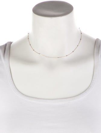Anine Bing 14K Beaded Chain Necklace