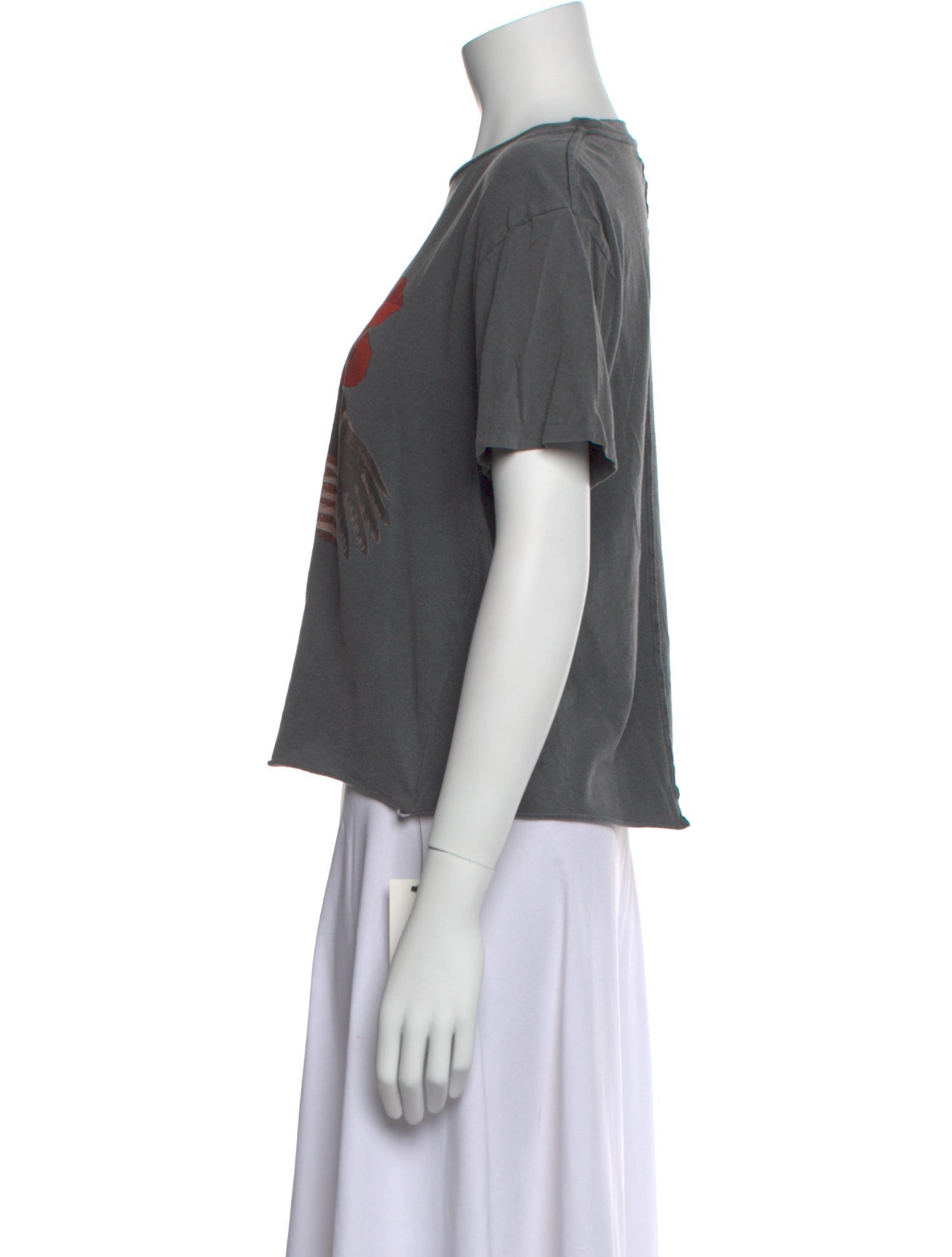 Anine Bing Graphic Print Crew Neck T-Shirt