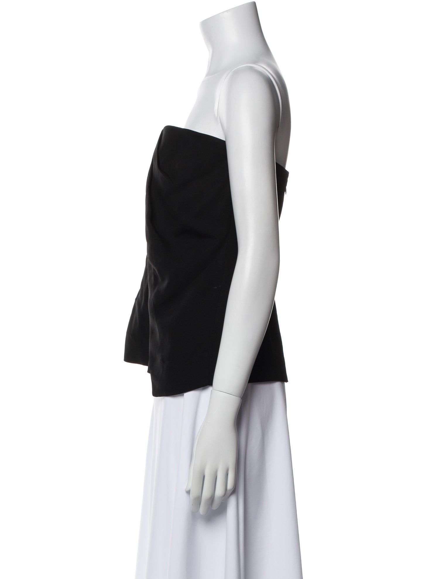 Anine Bing Strapless Crop Top