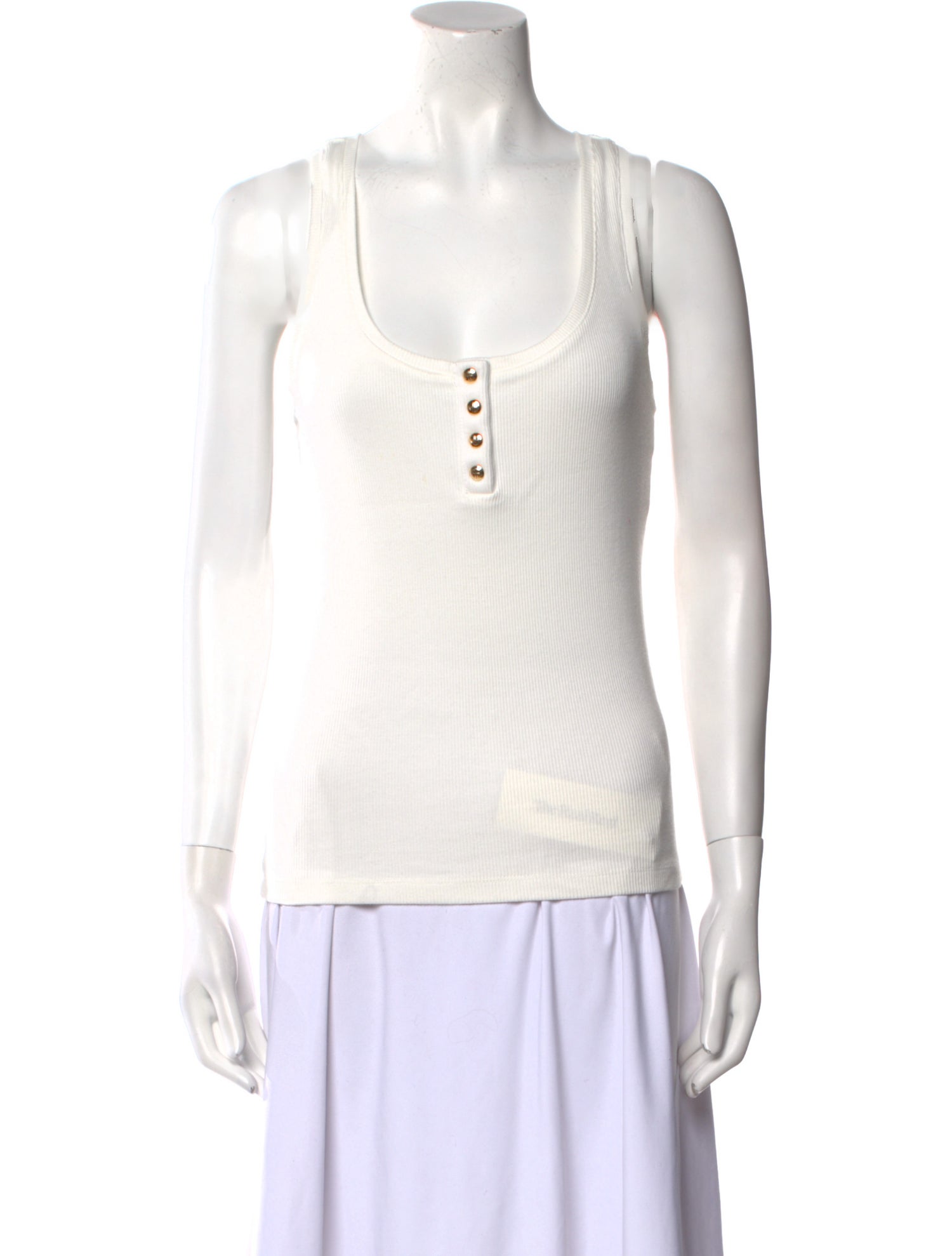 Anine Bing Scoop Neck Sleeveless Top