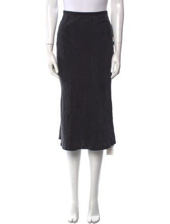 Anine Bing Silk Midi Length Skirt