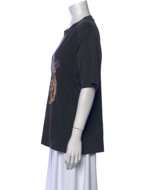 Anine Bing Graphic Print Crew Neck T-Shirt