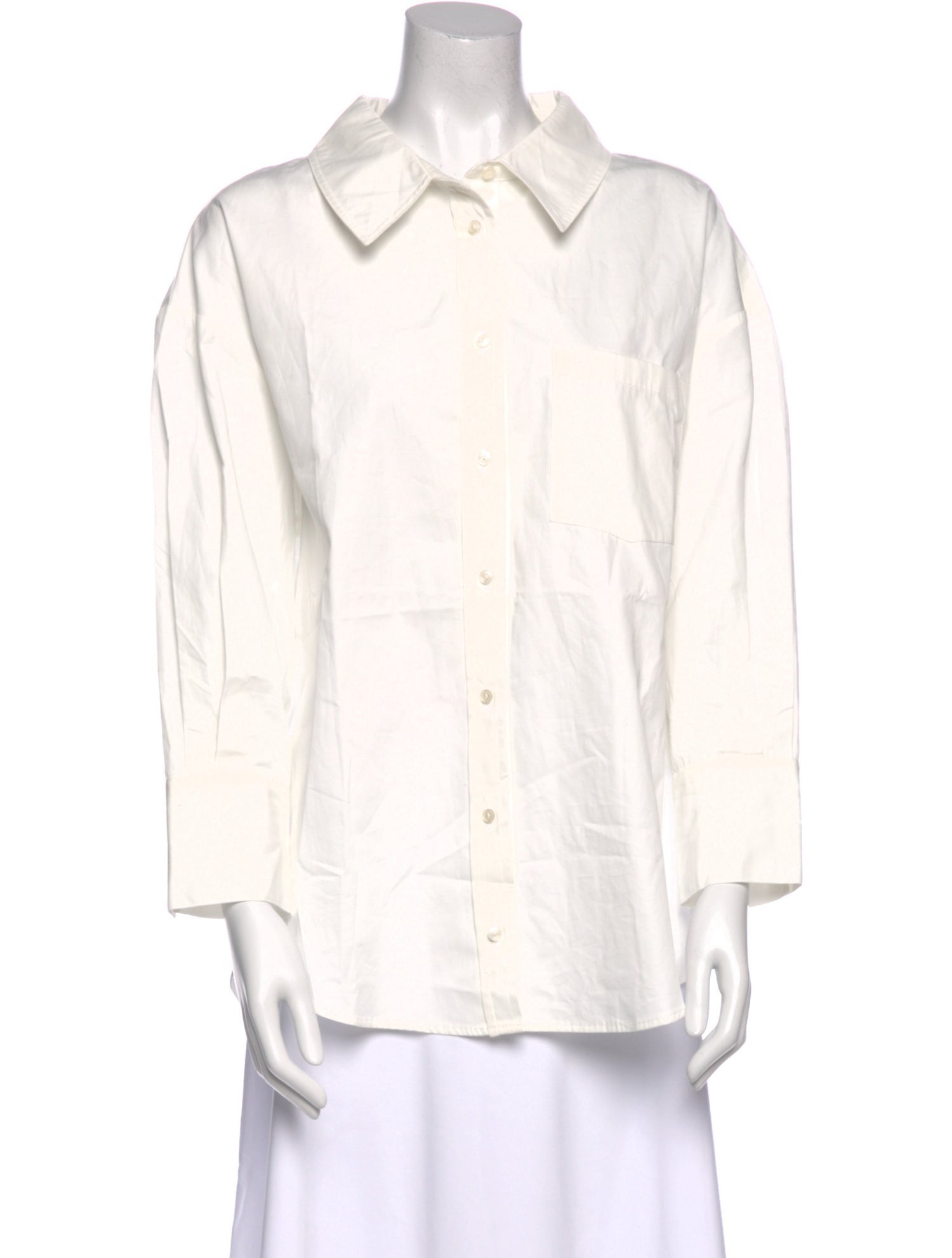 Anine Bing Long Sleeve Button-Up Top