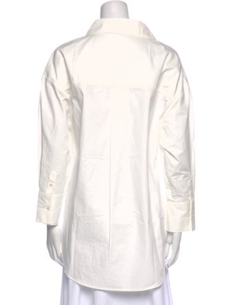 Anine Bing Long Sleeve Button-Up Top
