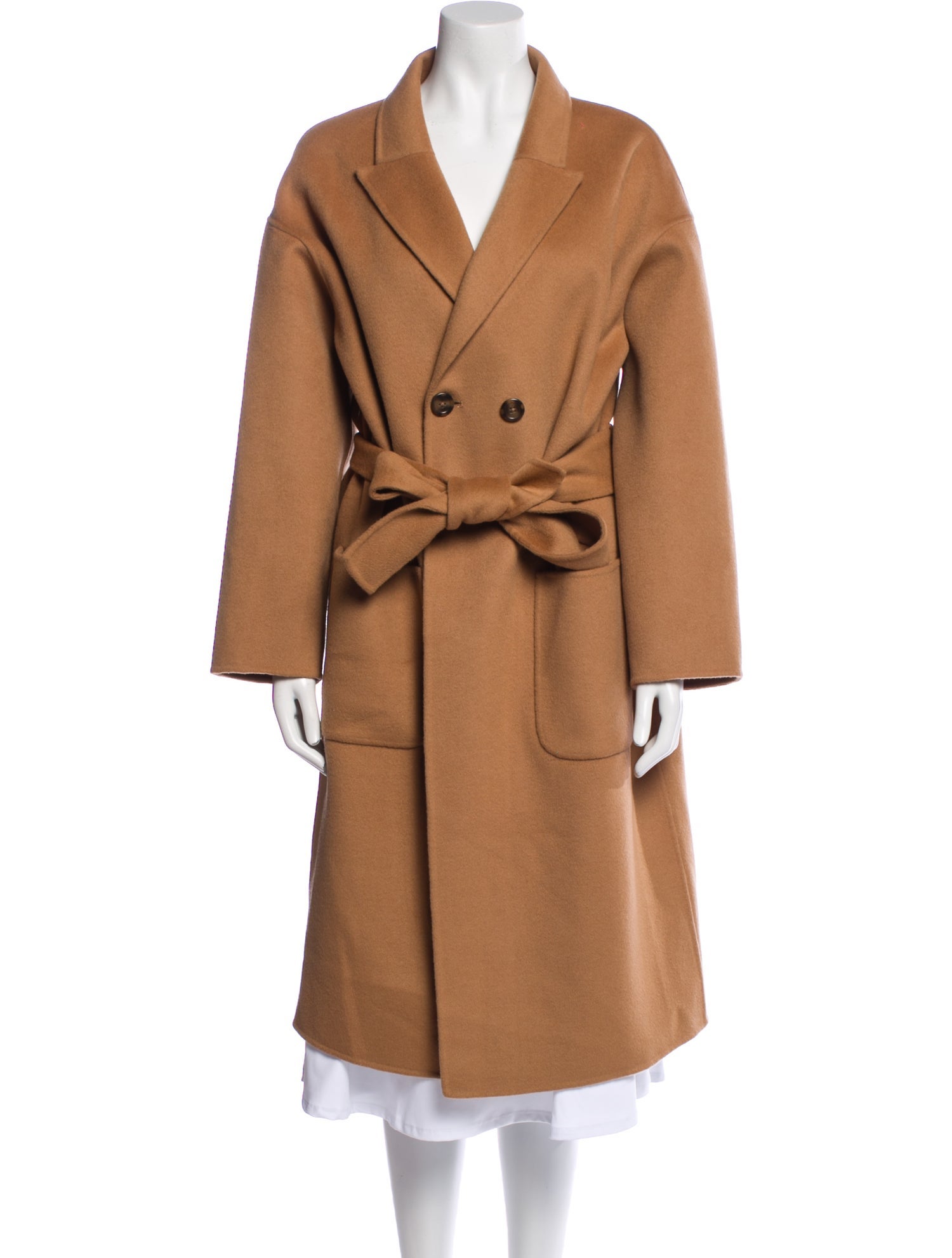 Anine Bing Wool Faux Fur Coat