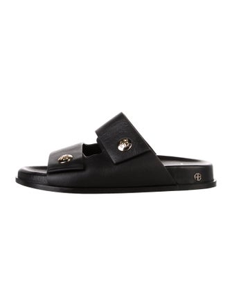 Anine Bing Leather Slides