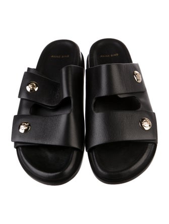 Anine Bing Leather Slides