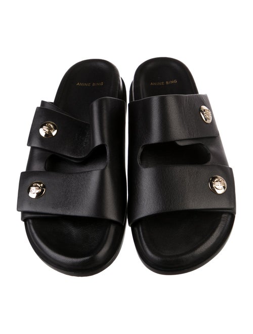 Anine Bing Leather Slides