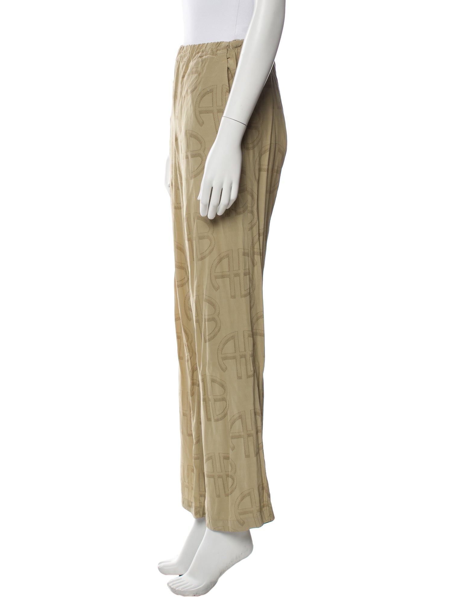 Anine Bing Printed Wide Leg Pants