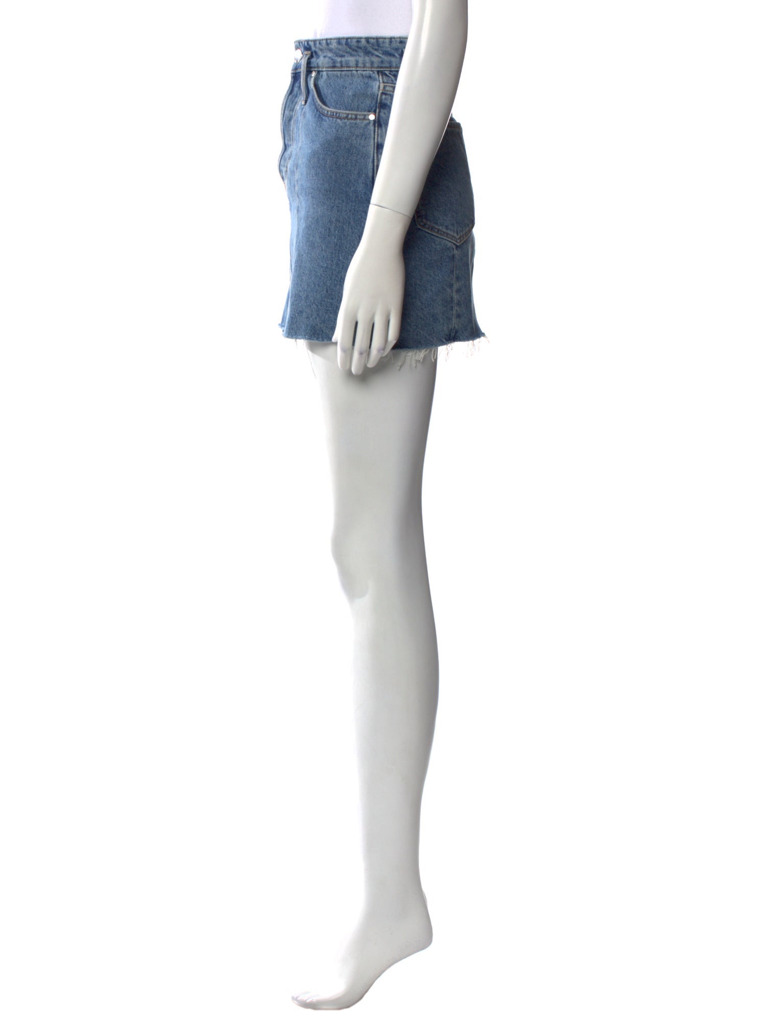 Anine Bing Distressed Accents Mini Skirt