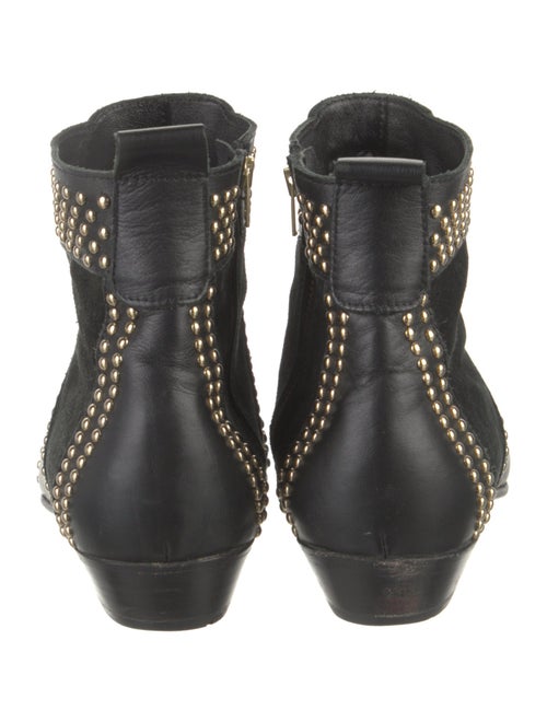 Anine Bing Leather Studded Accents Boots