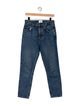 Anine Bing High-Rise Straight Leg Jeans