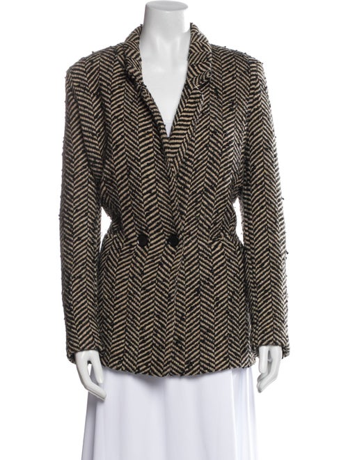Anine Bing Tweed Printed Blazer