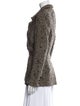 Anine Bing Tweed Printed Blazer