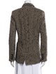 Anine Bing Tweed Printed Blazer