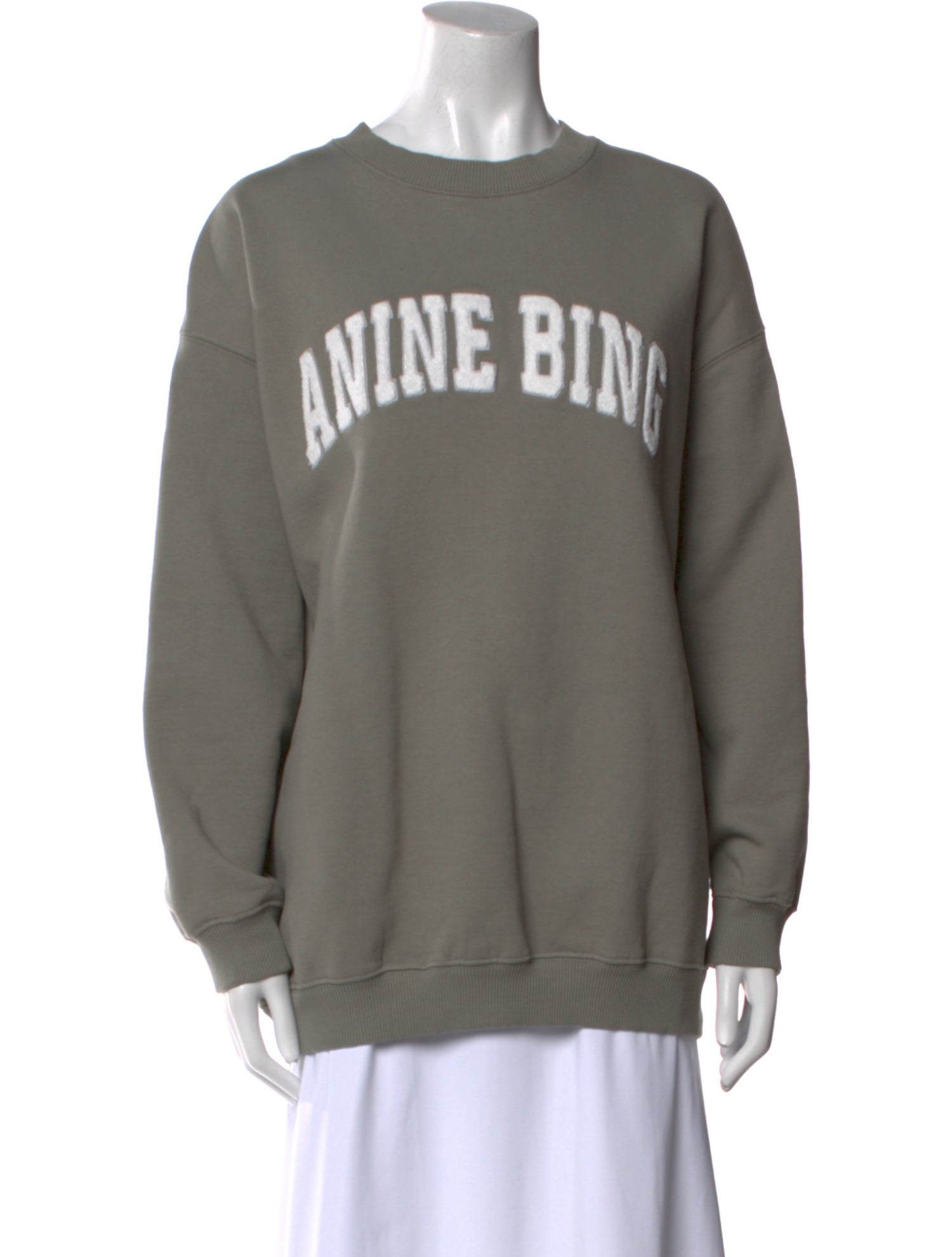 Anine Bing Graphic Print Crew Neck Sweatshirt