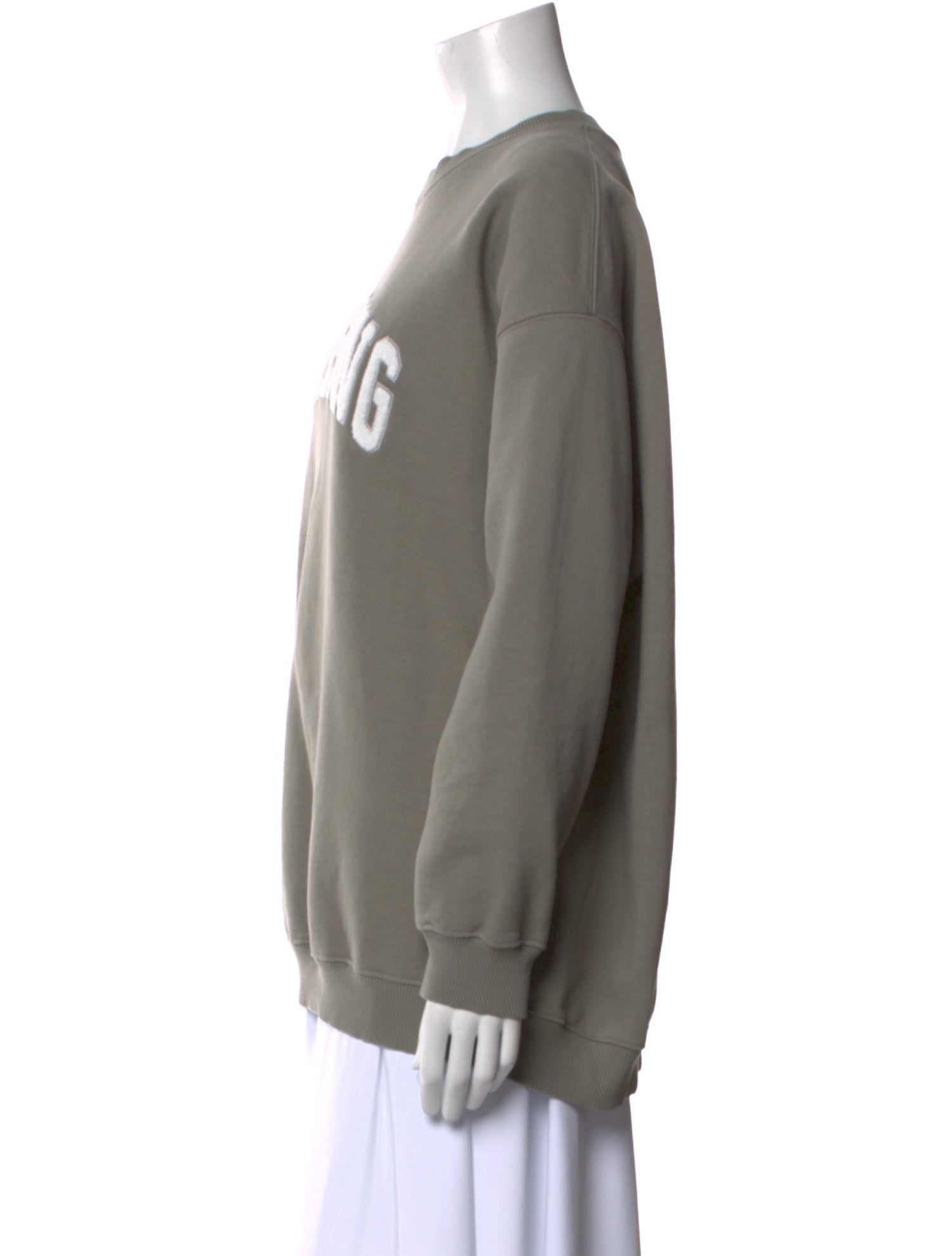 Anine Bing Graphic Print Crew Neck Sweatshirt