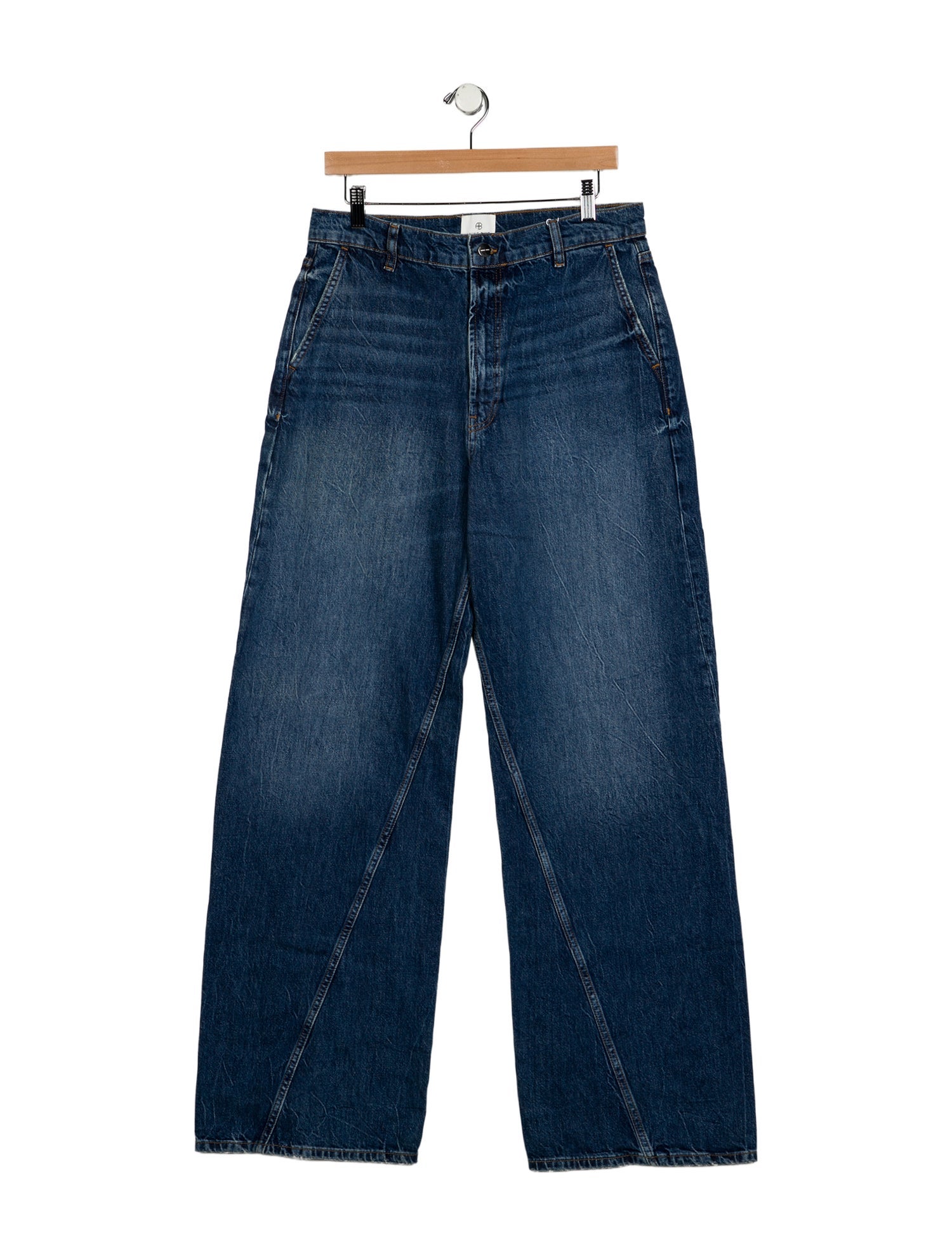 Anine Bing High-Rise Wide Leg Jeans