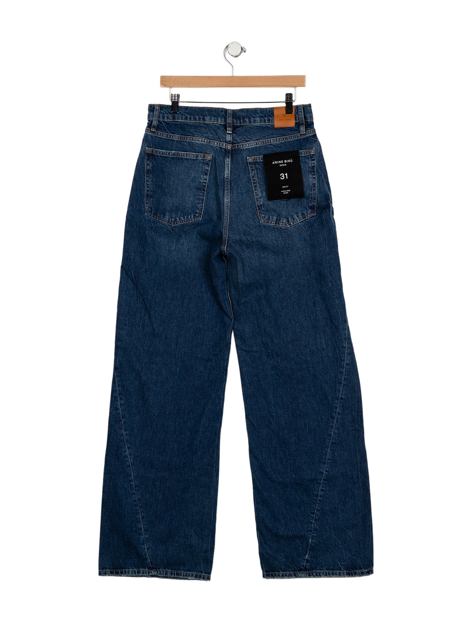 Anine Bing High-Rise Wide Leg Jeans