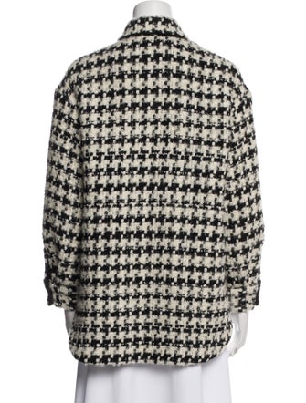 Anine Bing Wool Tweed Pattern Jacket