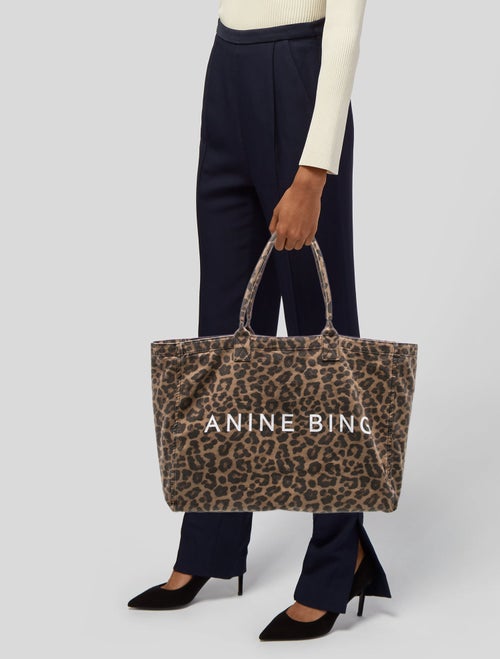 Anine Bing Canvas Tote