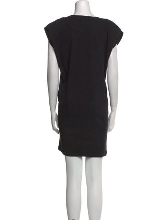 Anine Bing Bateau Neckline Mini Dress