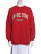 Anine Bing Graphic Print Crew Neck Sweatshirt
