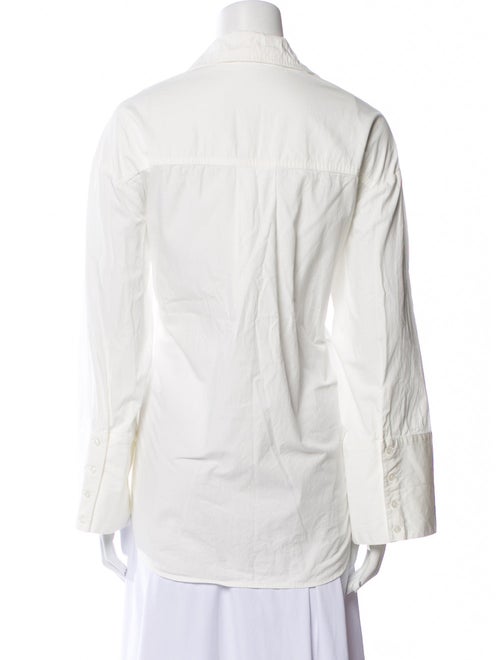 Anine Bing Long Sleeve Button-Up Top