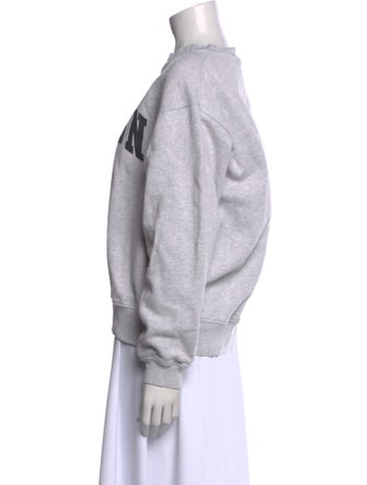 Anine Bing Graphic Print Crew Neck Sweatshirt