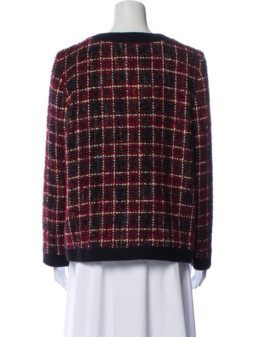 Anine Bing Wool Plaid Print Jacket
