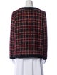 Anine Bing Wool Plaid Print Jacket