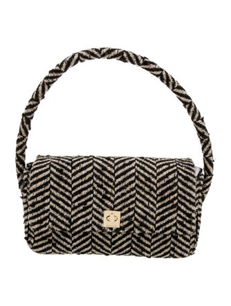 Anine Bing Tweed Shoulder Bag
