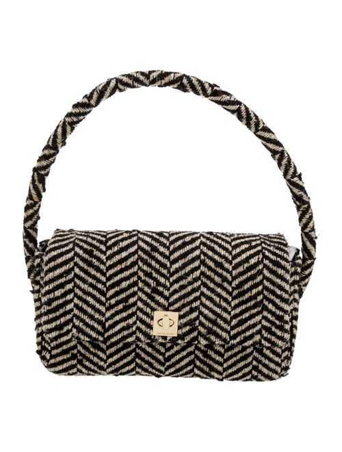 Anine Bing Tweed Shoulder Bag