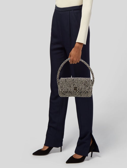 Anine Bing Tweed Shoulder Bag