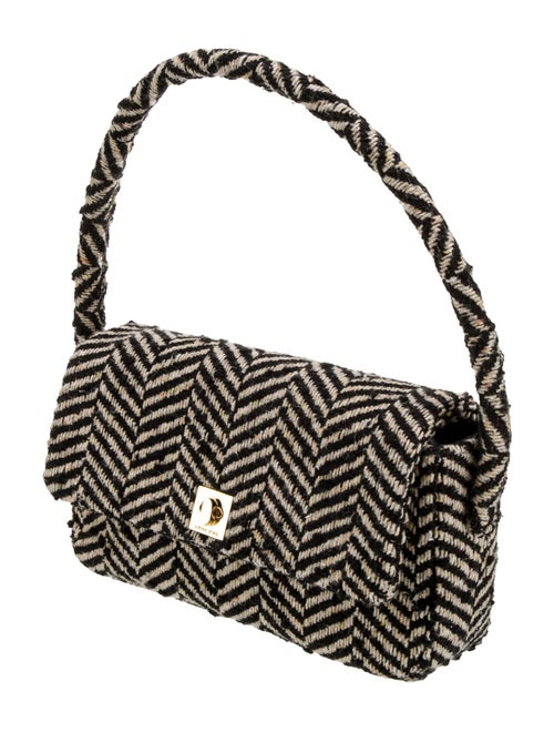 Anine Bing Tweed Shoulder Bag