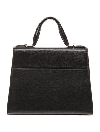Anine Bing Saffiano Leather Top Handle Bag