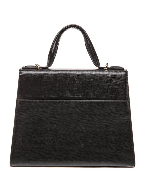 Anine Bing Saffiano Leather Top Handle Bag