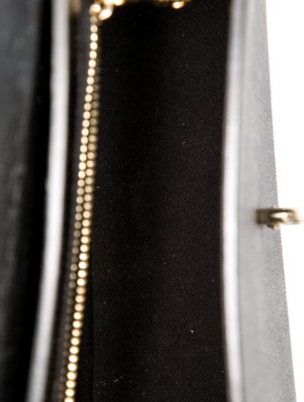 Anine Bing Saffiano Leather Top Handle Bag