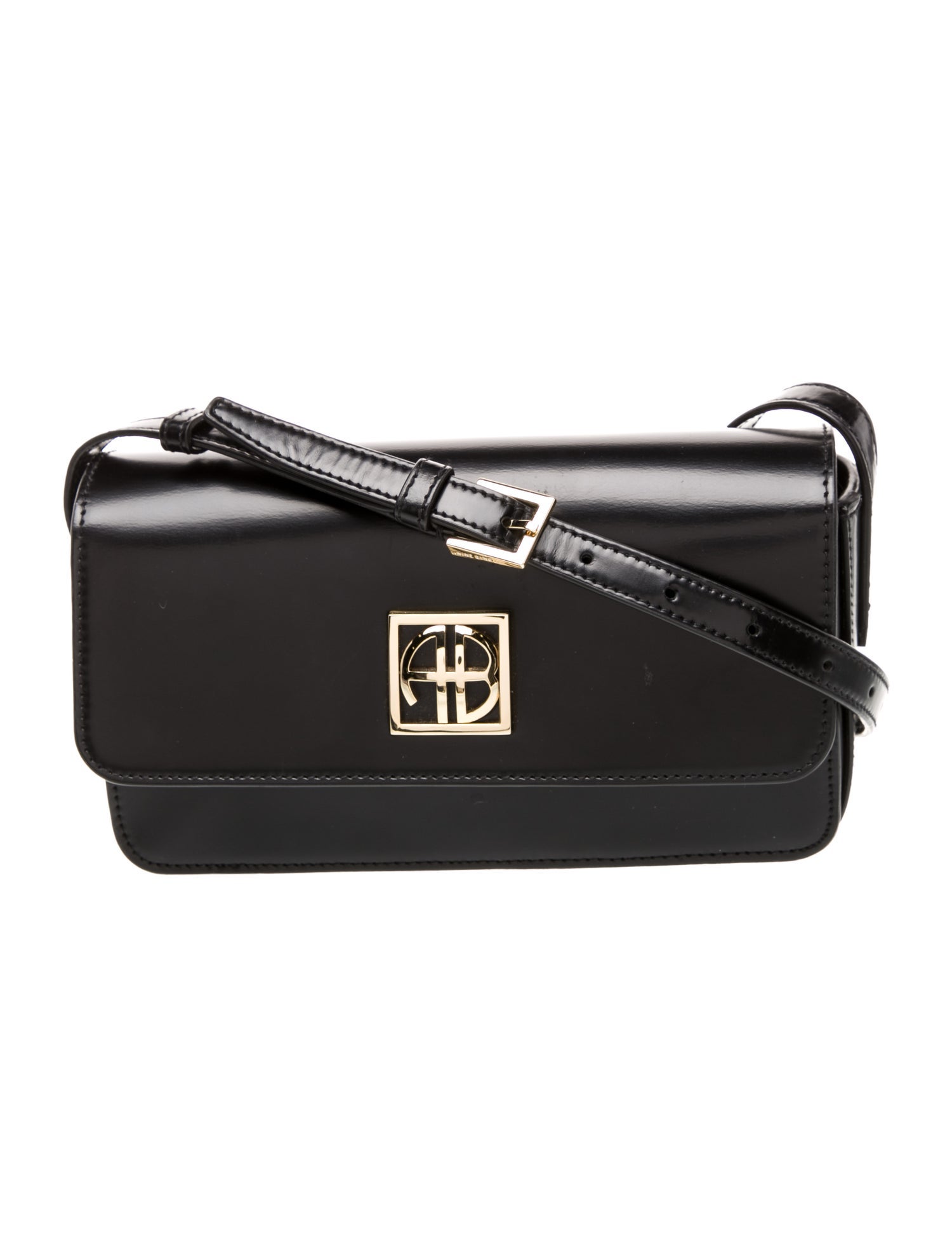 Anine Bing Leather Crossbody Bag