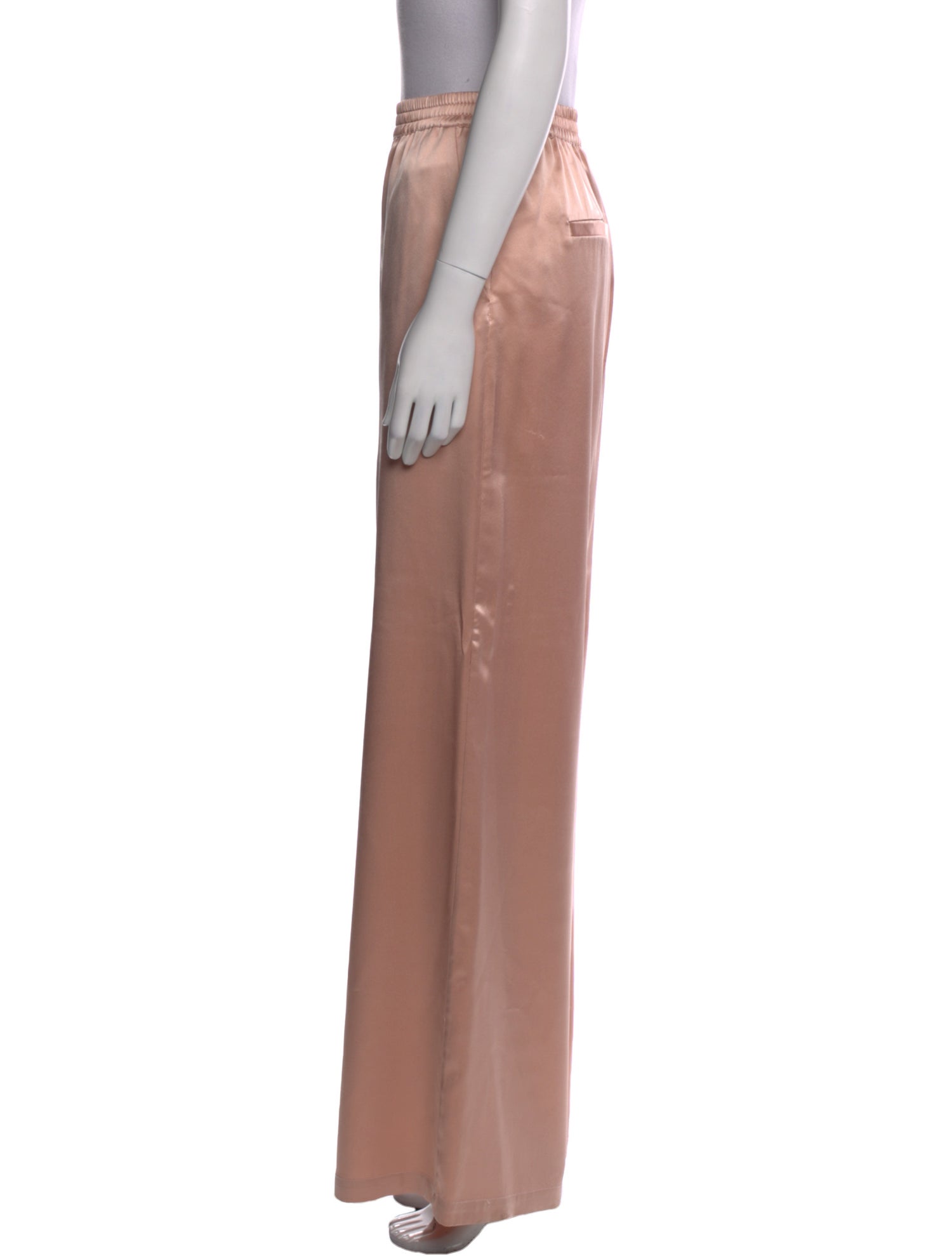 Anine Bing Silk Wide Leg Pants