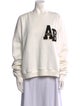Anine Bing Graphic Print Crew Neck Sweatshirt