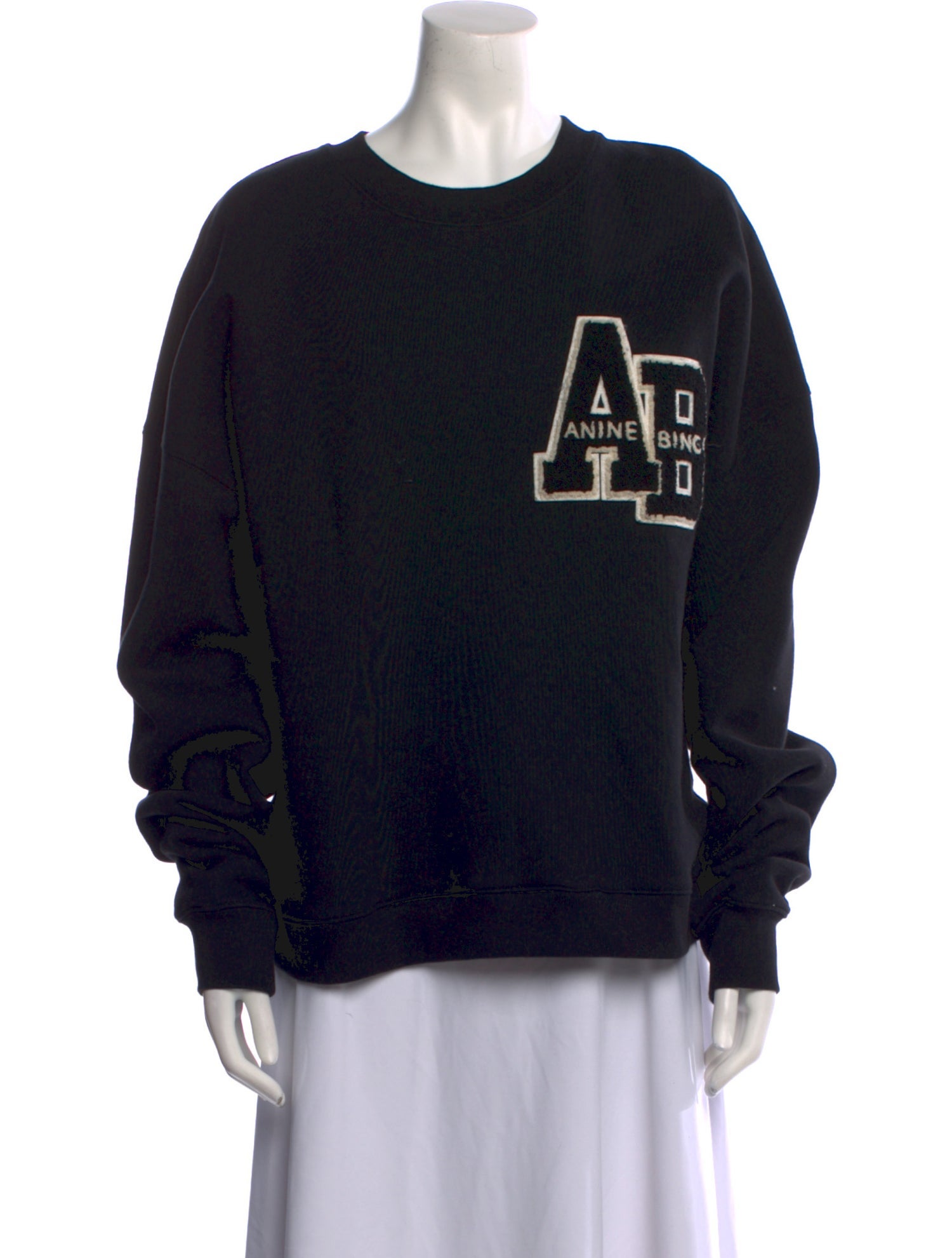 Anine Bing Graphic Print Crew Neck Sweatshirt