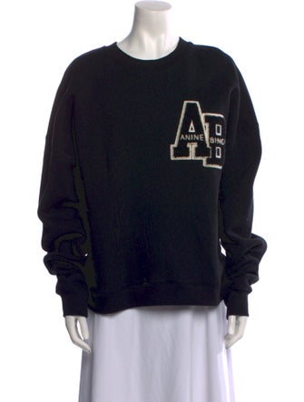Anine Bing Graphic Print Crew Neck Sweatshirt