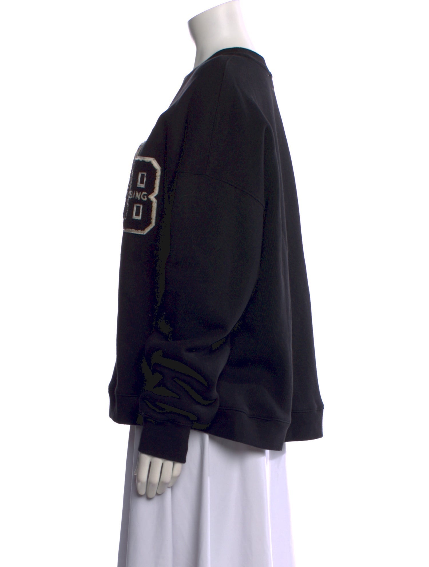 Anine Bing Graphic Print Crew Neck Sweatshirt