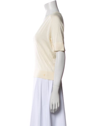 Anine Bing Merino Wool V-Neck Top