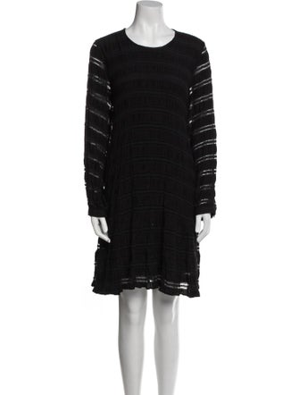 Anine Bing Scoop Neck Knee-Length Dress