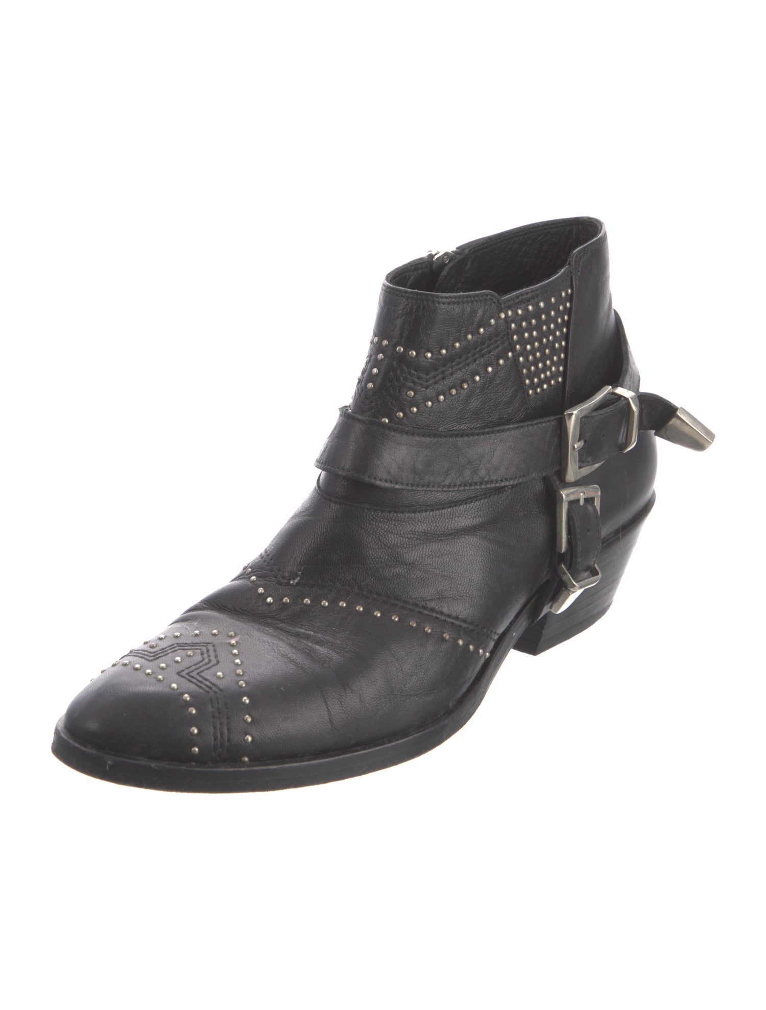 Anine Bing Leather Printed Boots